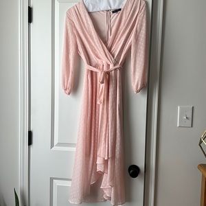 Tommy Hilfiger midi dress light pink/blush- great for Valentines